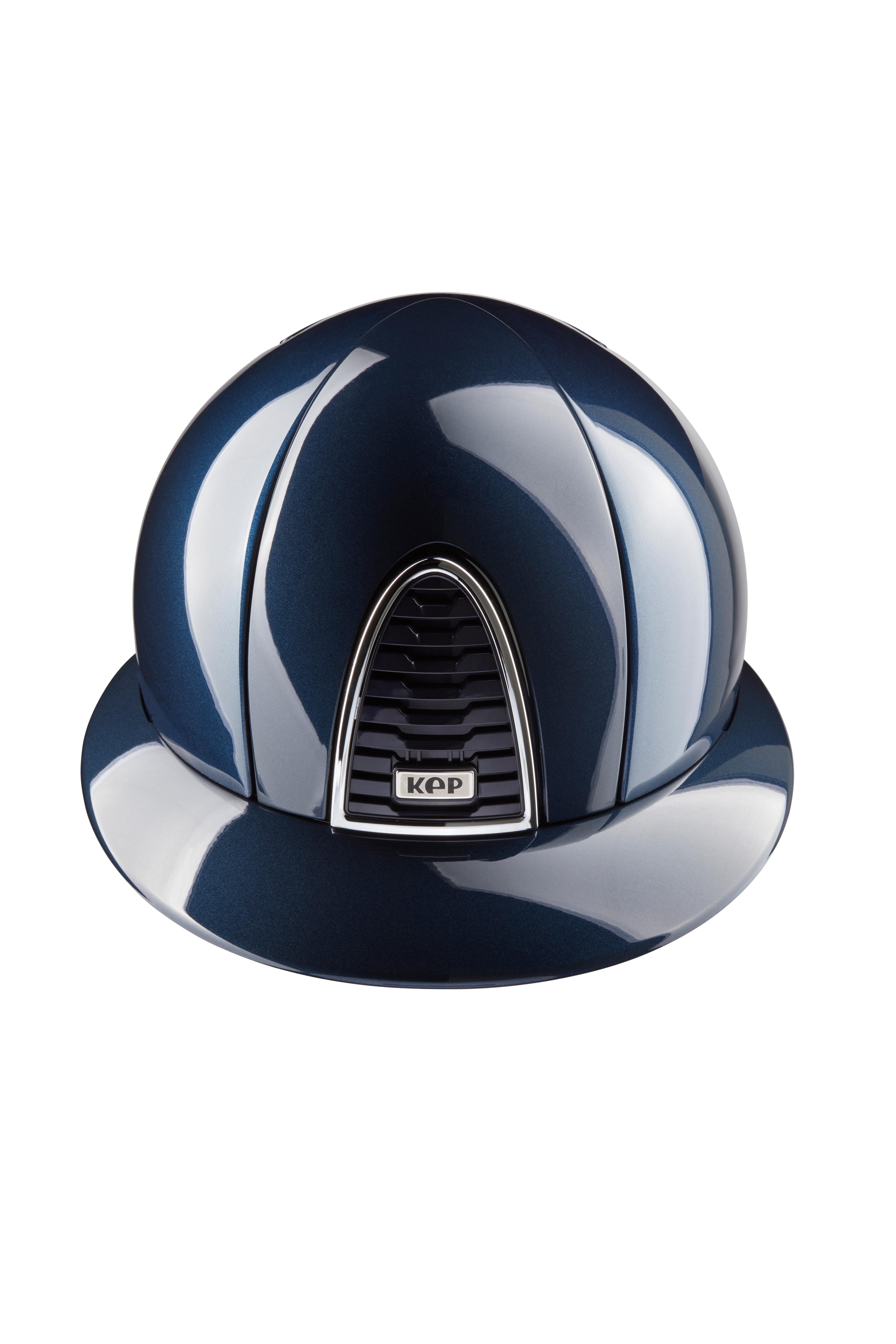 KEP Italia New Cromo 2,0 shine blue, polo visor, beige strap