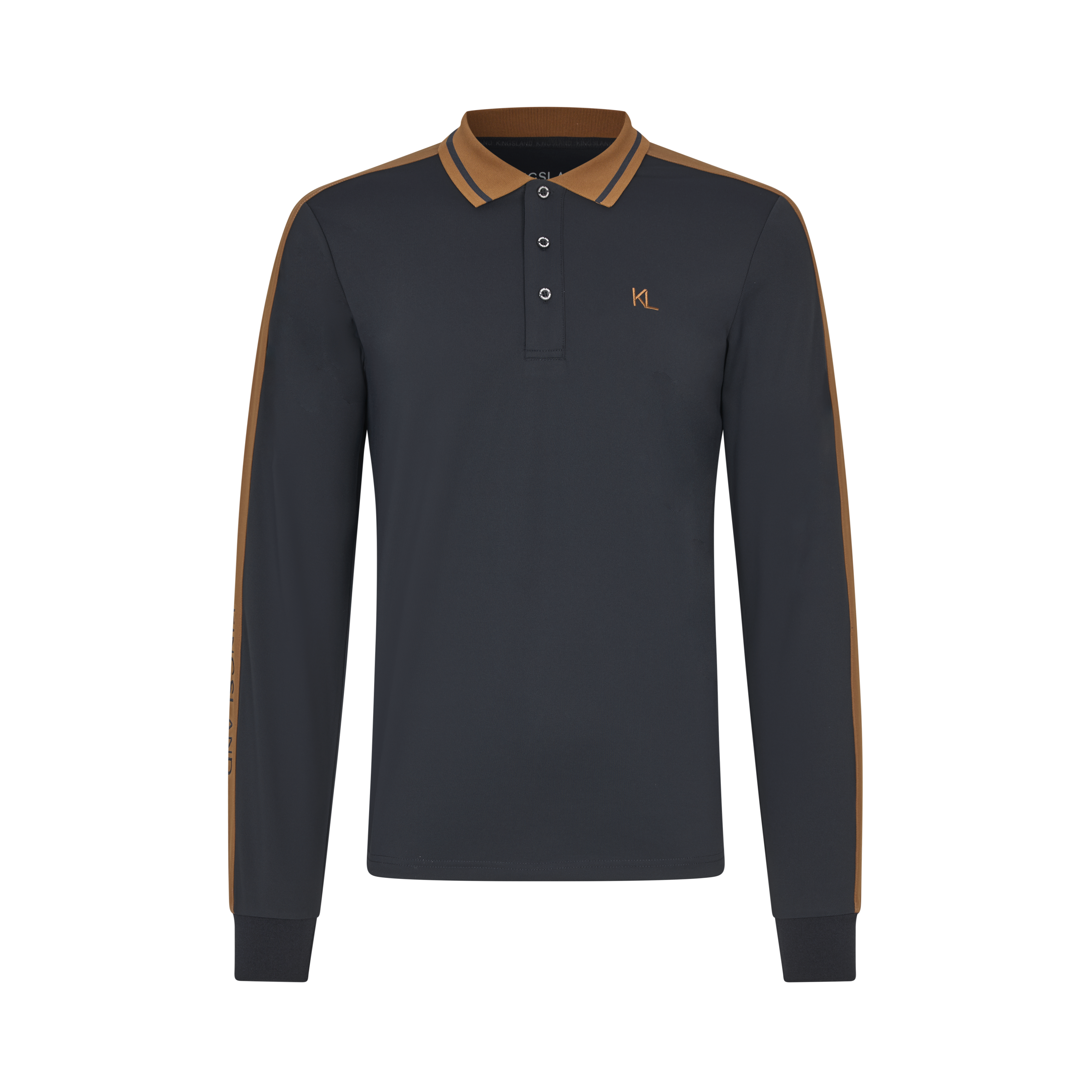 Kingsland Marco Mens langrmet polo, navy