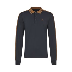 Kingsland Marco Mens langrmet polo, navy