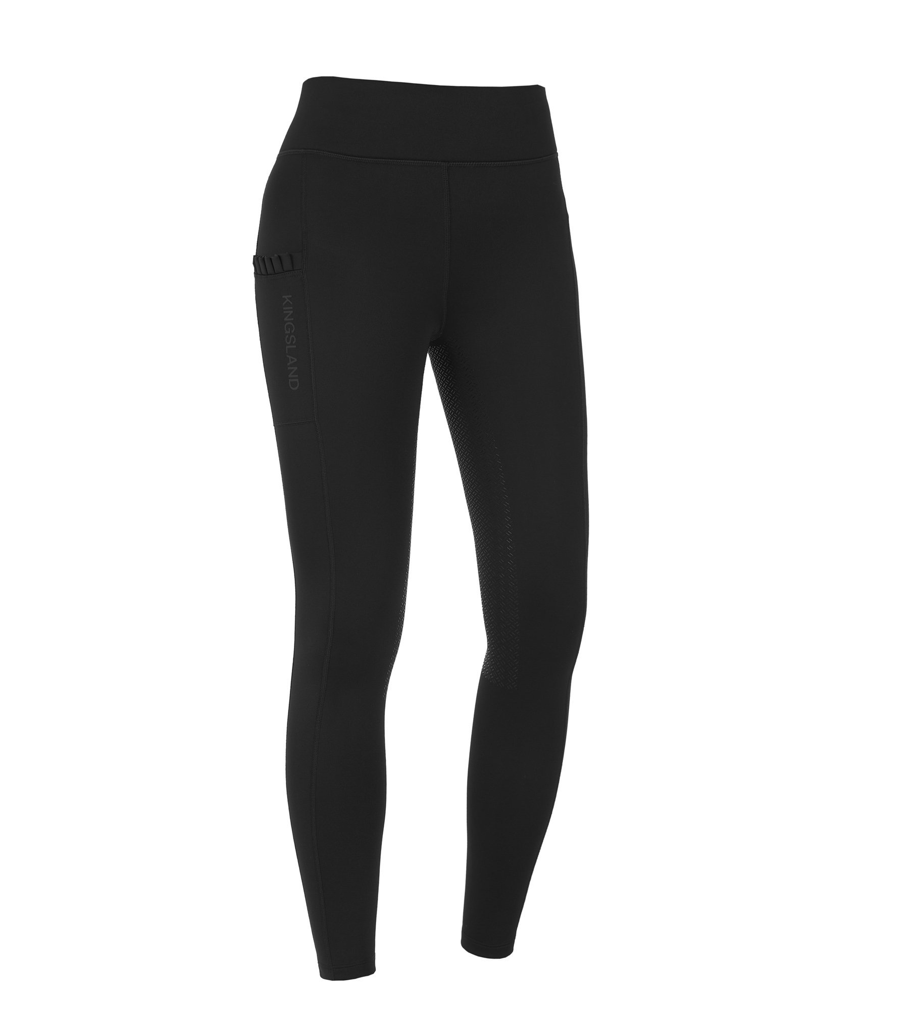 Kingsland Kattie F-Tec4 fullgrip vinter tights, sort