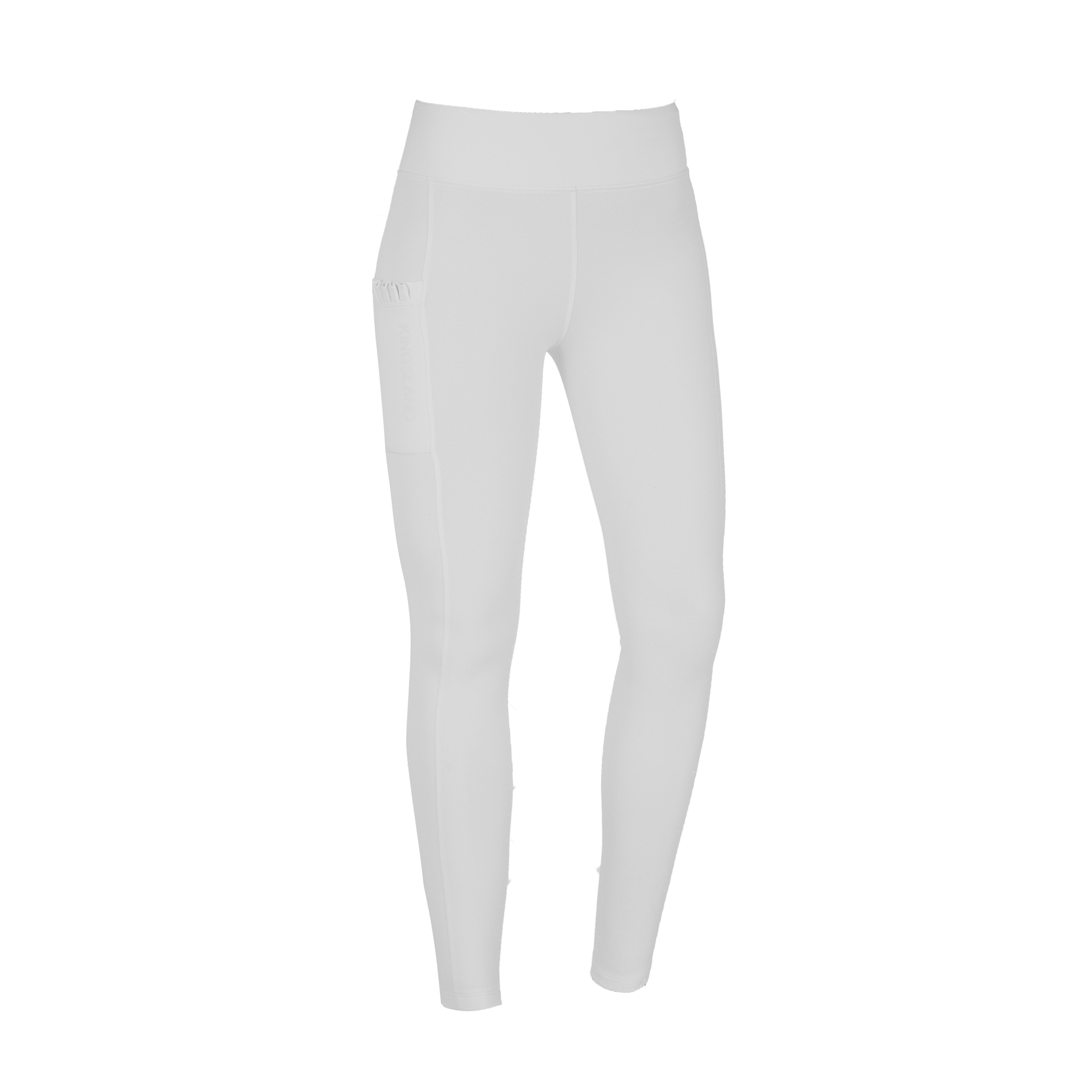 Kingsland Kattie F-Tec4 fullgrip vinter tights, hvid