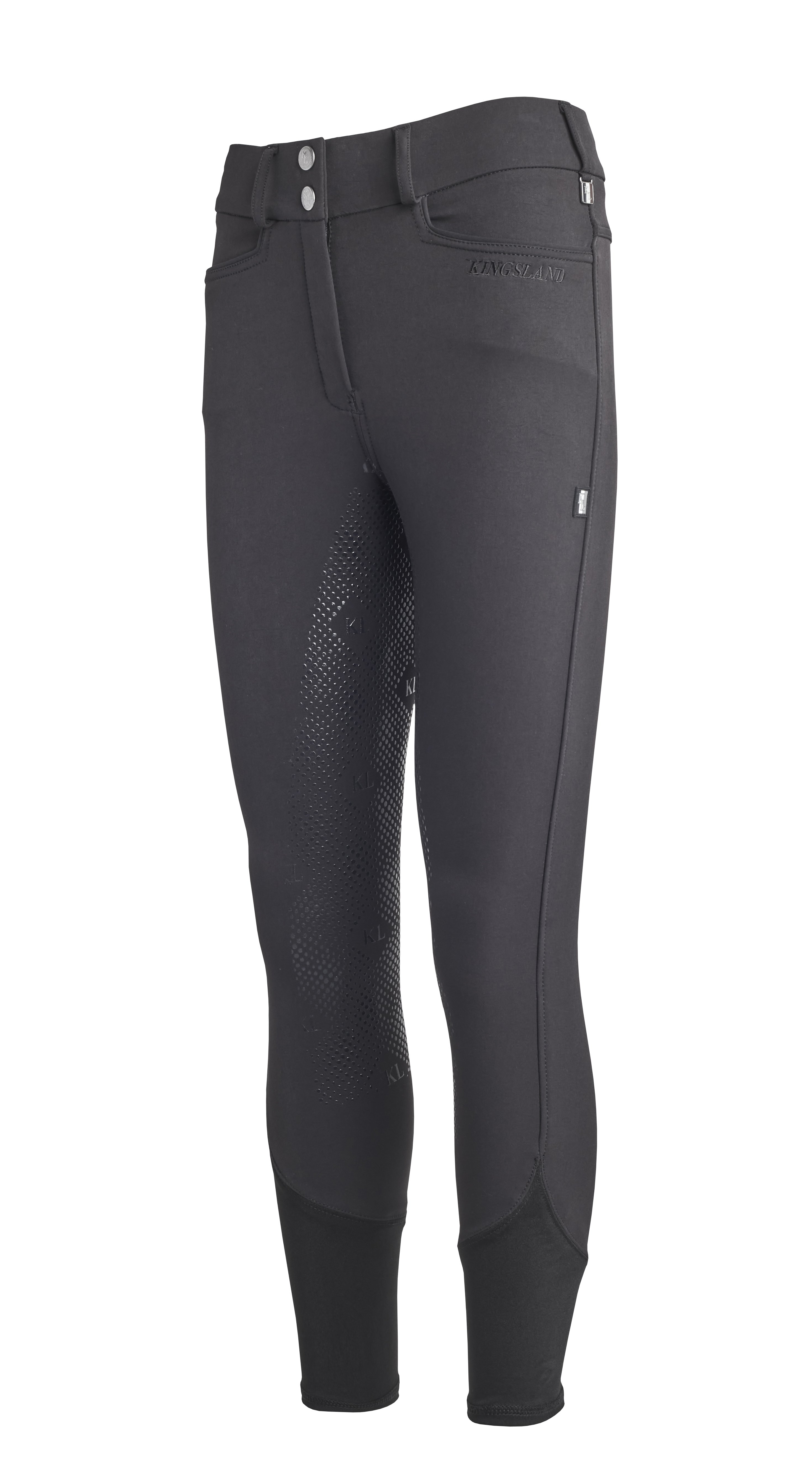 Kingsland Classic Kadi E-TEC breeches full grip black, ladies  