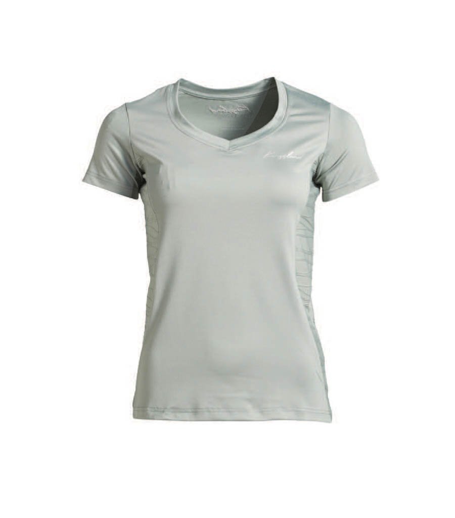 Kingsland Penny Ladies v-neck t-shirt Green Chinois