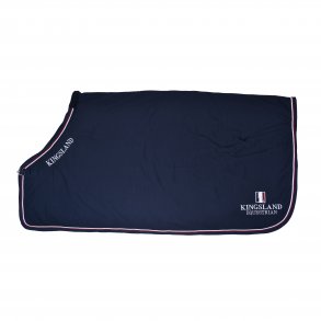 Kingsland Classic Show Rug - navy/hvid