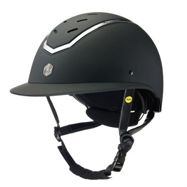 Charles Owen Kylo Matte Silver Mips Wide Peak ridehjelm