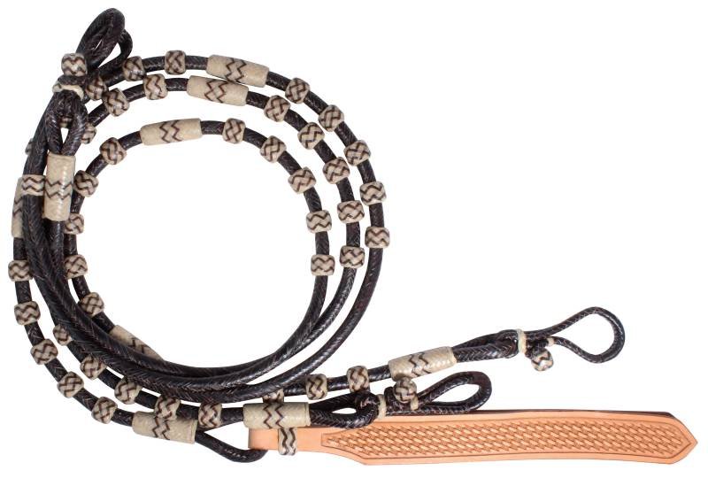 Professional`s Choice Rawhide Romal Reins, Western tjler