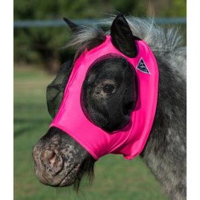 Professional's Choice Comfort Fit Fly mask med hul til pandelokken - MINI STRRELSER