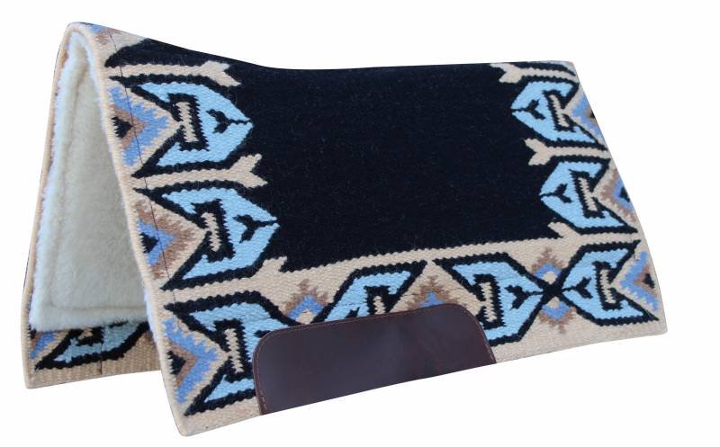 Professional's Choice western pad, New Zealand Wool Ocotillo pattern