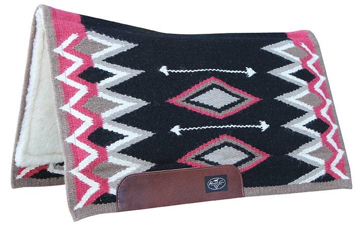 Professional's Choice Jalepeno Western saddle Pad Black