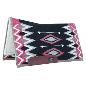 Professional's Choice Jalepeno Western saddle Pad Black