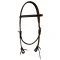 RAW TACK Snake Tooled Browband Headstall