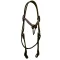 RAW TACK Futurity Knot and Dots Browband Headstall