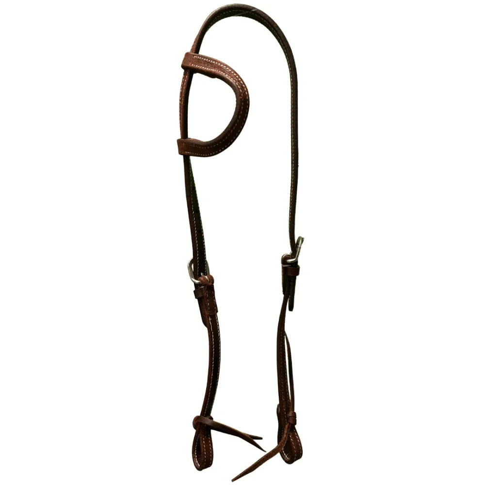 RAW TACK Work Tack Serpentine Tool One Ear Headstall