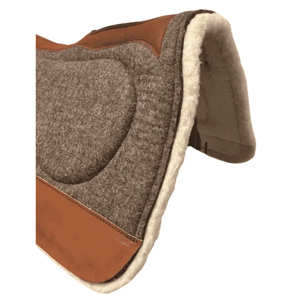 RAW TACK Western Wool Felt Comfort Pad
