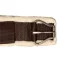 RAW TACK Western Wool Cinch i Chocolate