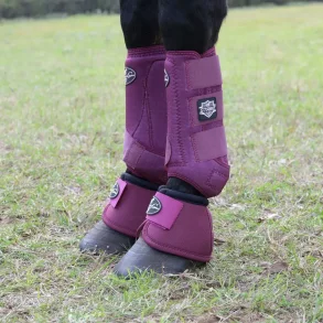 Strike Sports Medicine Front Boots - Wine