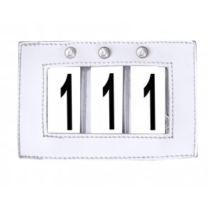 SD Design Stvne Nummer Hvidt lder med 3 sten