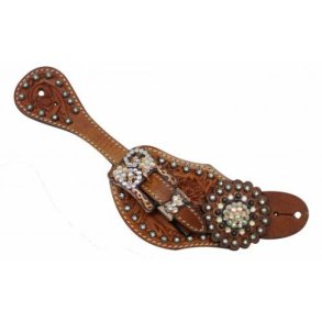 SST Tack - sporremme ladies show - bredde med sten