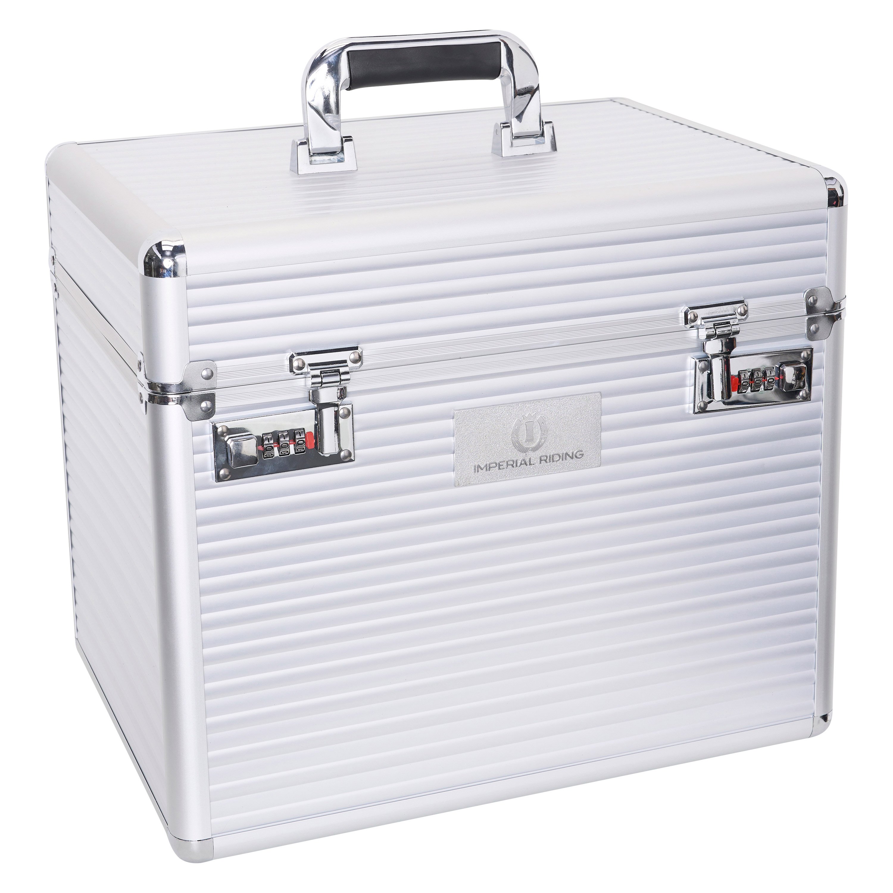 Imperial Riding Grooming Box Classic Silver