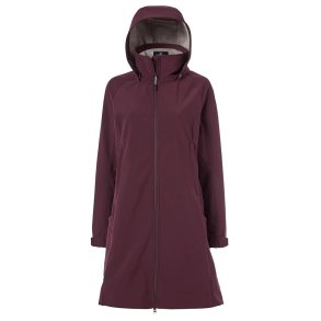 Mountain Horse Stella Lang Softshell dame ridefrakke, Burgundy