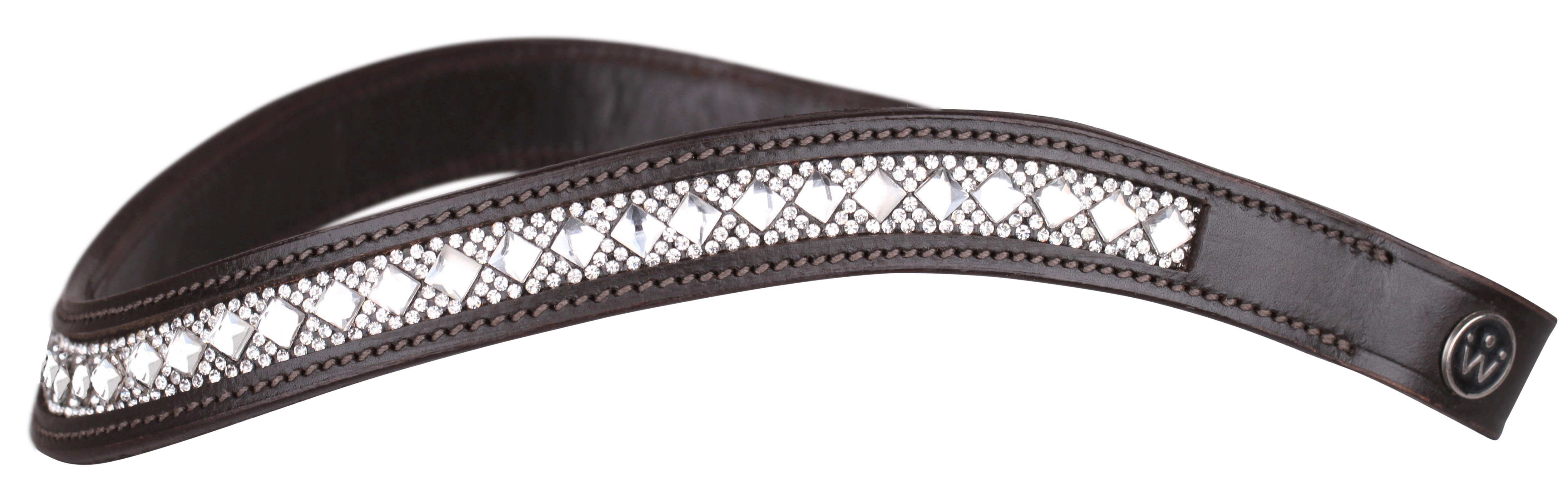 langsom ganske enkelt kompas SD Design Azarro Pandebånd i brunt læder. Køb nu online 399,-
