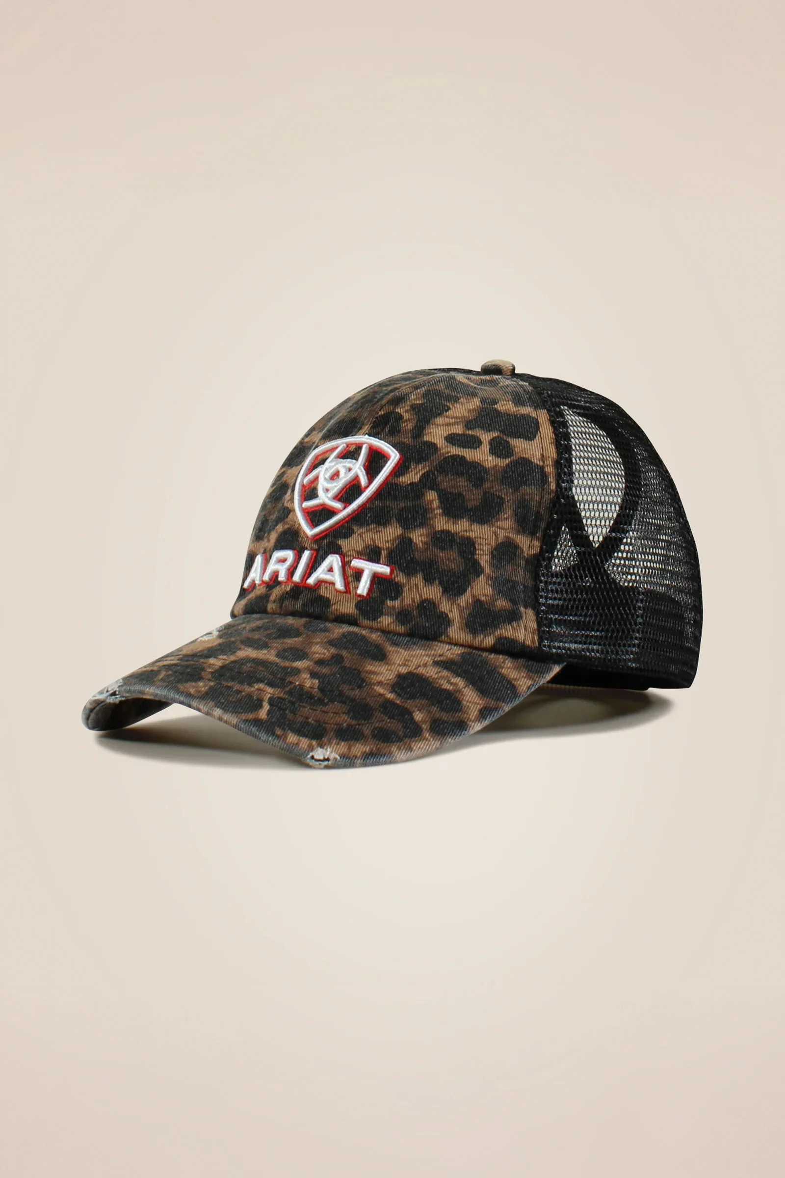 Ariat Embossed Logo Cheetah Print Dame cap