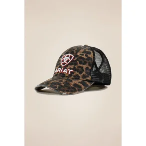 Ariat Embossed Logo Cheetah Print Dame cap