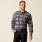 Ariat Rebar Flannel DuraStretch Workshirt navy/khaki