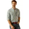 Ariat Napa Men's Shirt, Oil Green Check