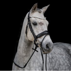 byWeber Andrea rundsyet trense sort/sort