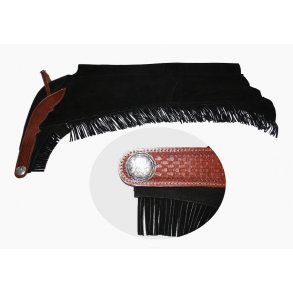 Show Chaps med frynser og lderkant