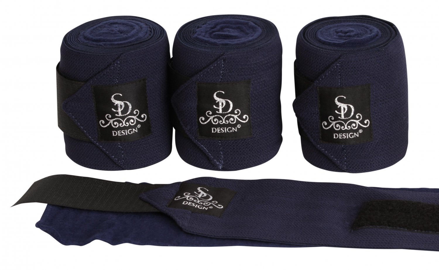 SD Design Elastik/Fleece Bandager Navy