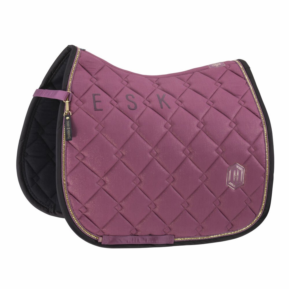 Eskadron Heritage 25/26 Cotton Glitter Crystal dressurunderlag, Wildberry