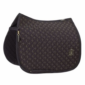 Eskadron Heritage 25/26 Highgloss Contrast dressurunderlag, black truffel