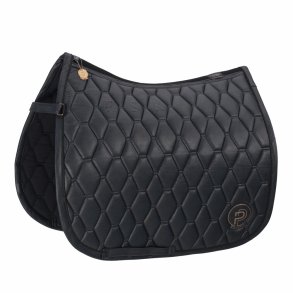 Eskadron Metallic Faux Leather Platinum23 dressurunderlag, black