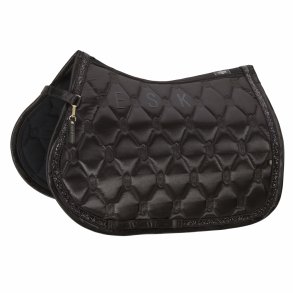Eskadron Heritage 25/26 Satin Jewel springunderlag, black truffel