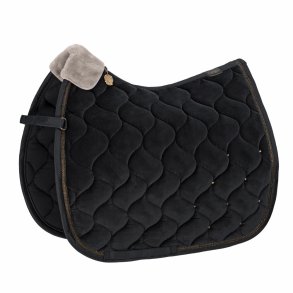 Eskadron Velvet Crystal Platinum23 dressurunderlag, Black