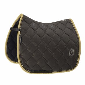 Eskadron Heritage 25/26 Cotton Glitter Crystal dressurunderlag, black truffel