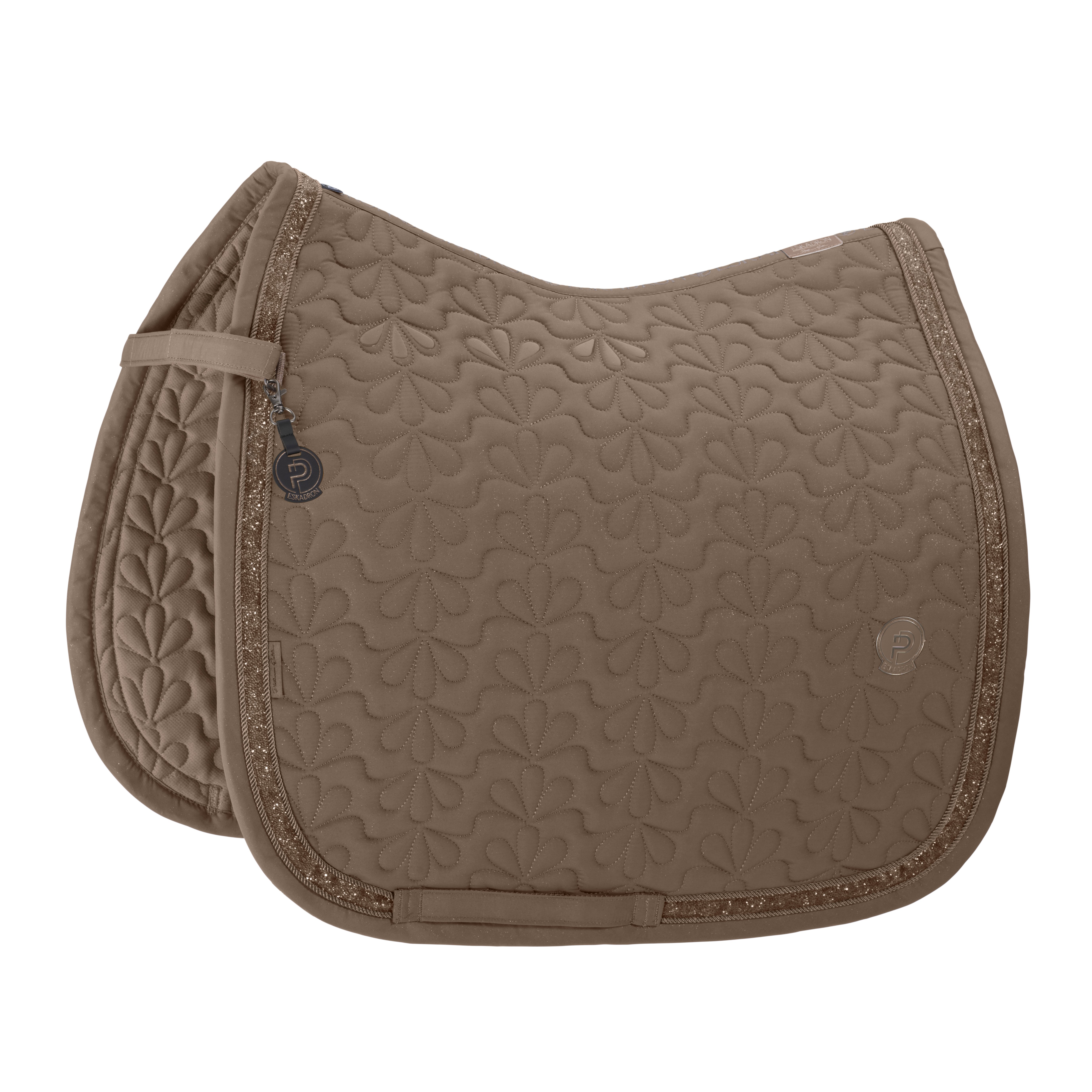 Eskadron Sparkle Jewel Platinum 25 dressur underlag, smoky taupe