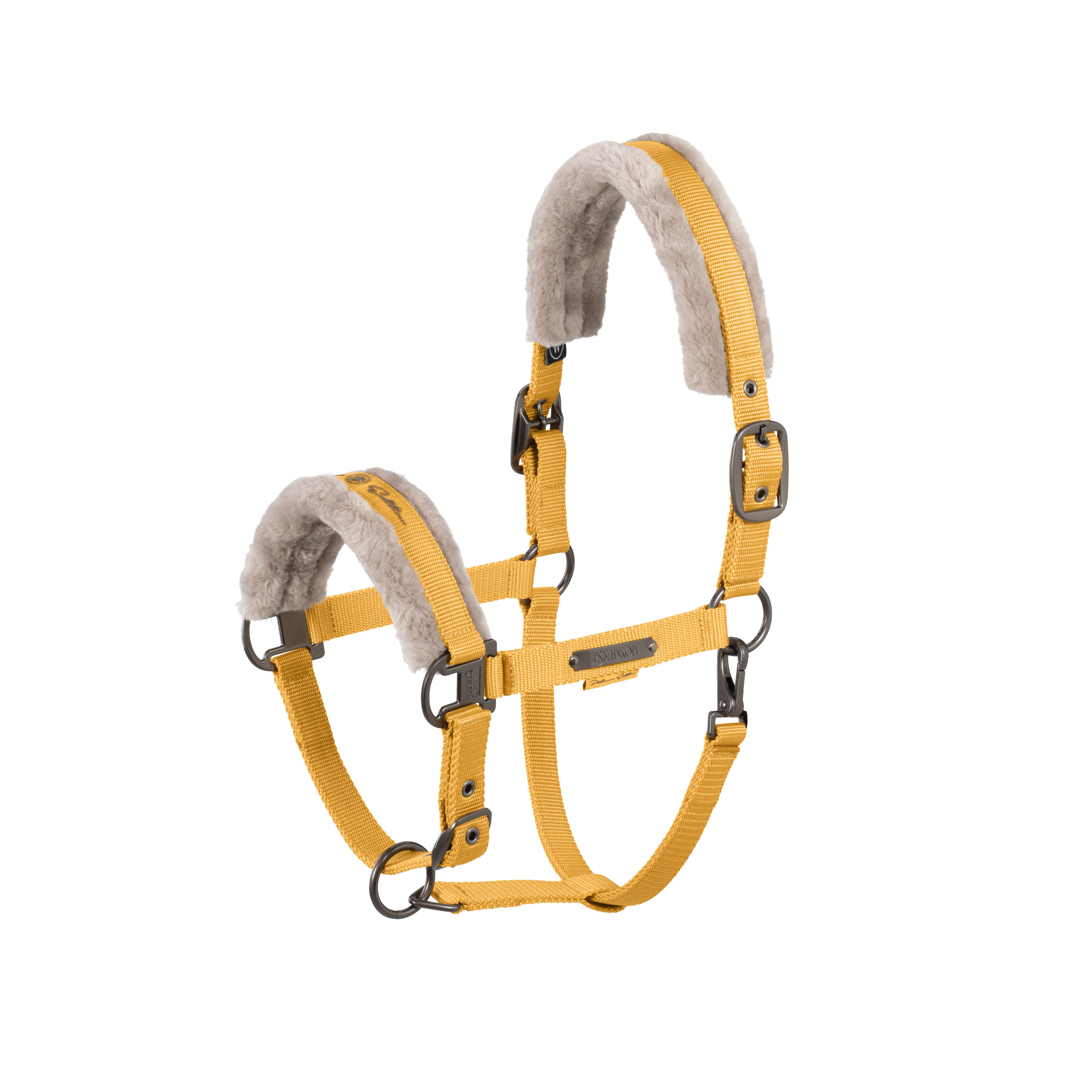 Eskadron Double Pin Faux Fur Platinum 25 grime, Golden Yellow