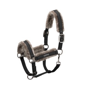 Eskadron Doublepin Sparkle Fauxfur grime, sort