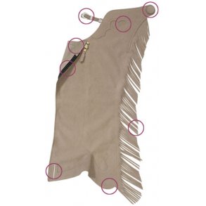 Hobbyhorse ultra suade chaps med frynser