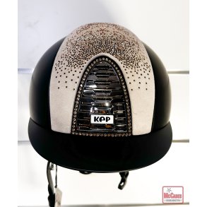 KEP Italia Cromo 2,0 Textile Black med Beige front og Champagne sten med Guld