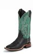 Justin Boots Lady BRL331 Black / turquise