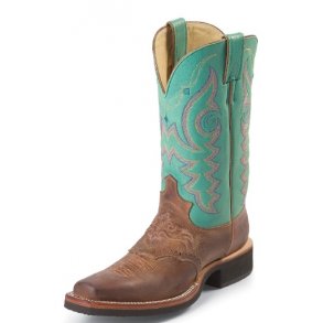 Justin Boots Lady L5044 Braun / Turquise