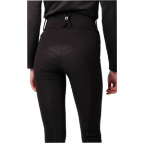 Montar Avery extra high waist ridebukser sort