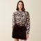 Ariat Cricklade Dame Bluse i Navy Coinside Print