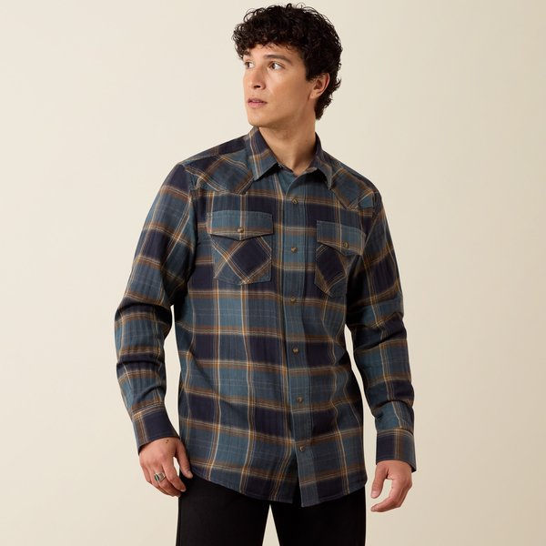 Ariat Retro Harbert fitted snap shirt