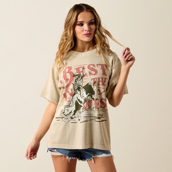 Ariat Womans Bull Rider Arched T-Shirt