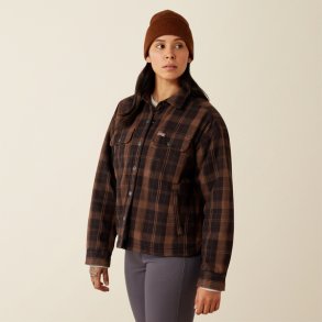 Ariat Womans Rebar Flannel insulated shirt Jacket
